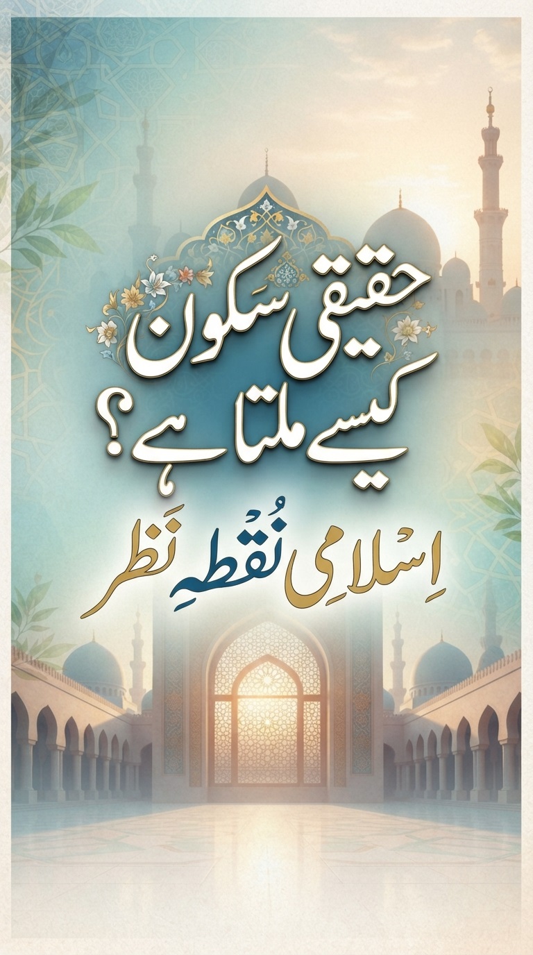 حقیقی سکون کیسے ملتا ہے؟ اسلامی نقطہ نظر