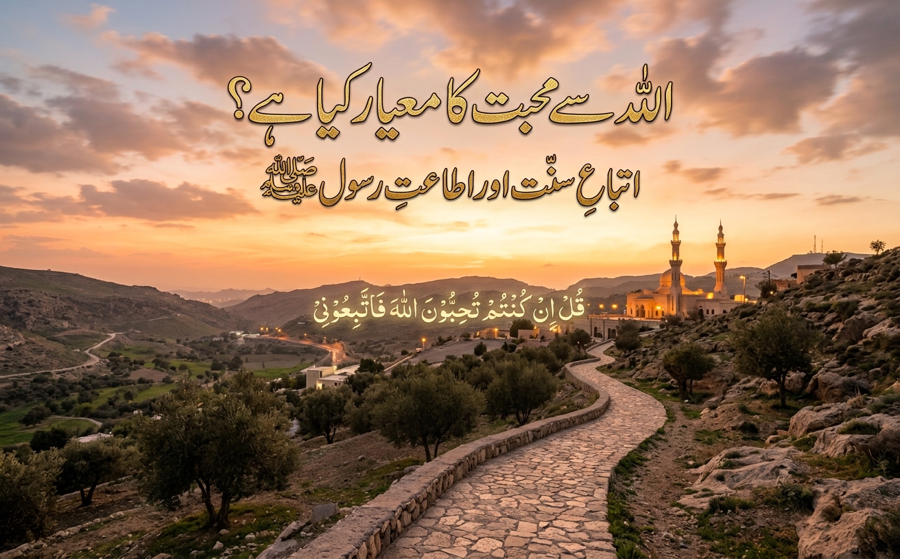اللہ سے محبت کا معیار کیا ہے