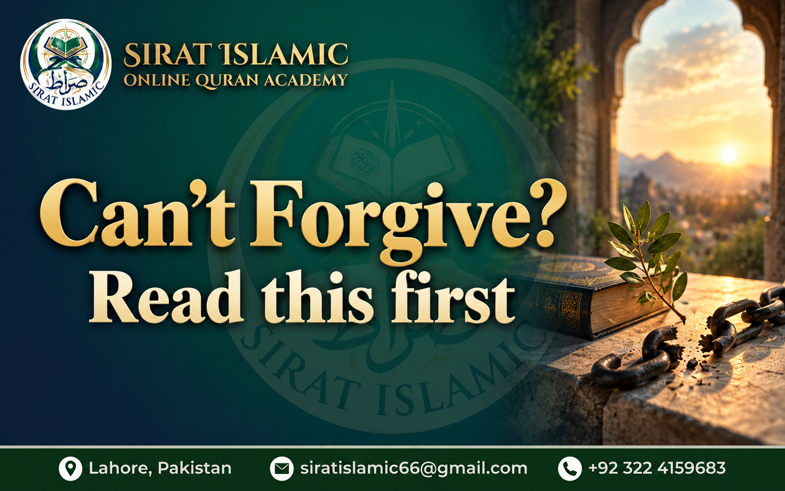 Can't Forgive? Read This First