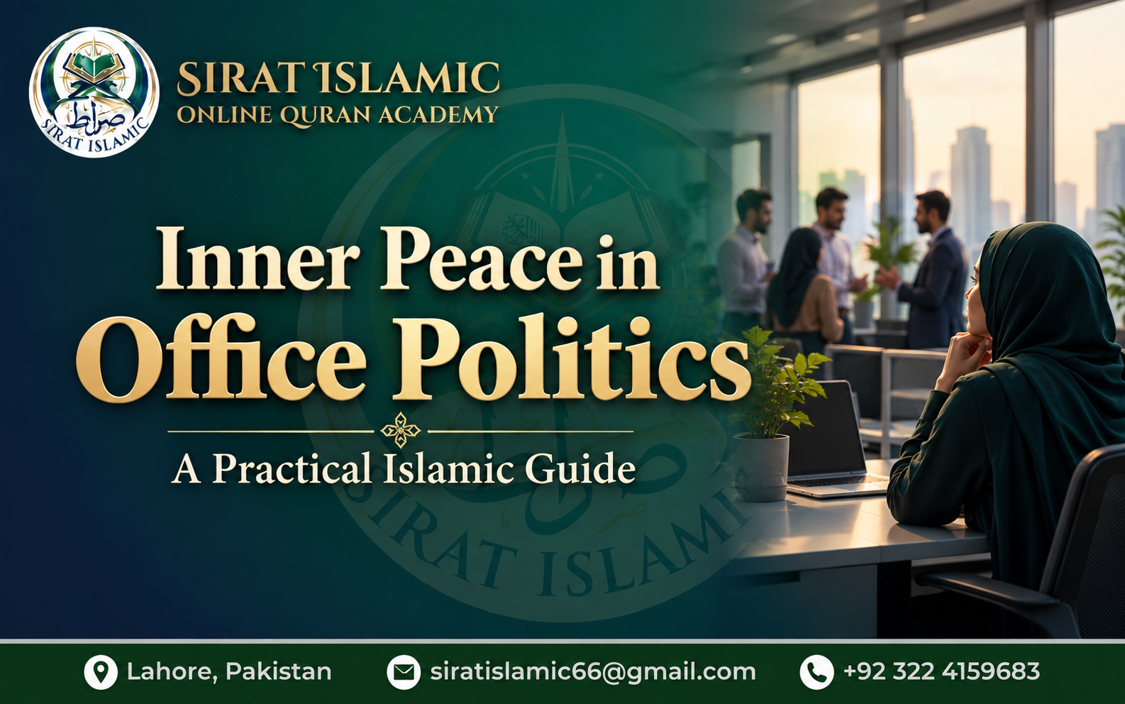 Inner Peace in Office Politics: A Practical Islamic Guide for Muslim Professionals on Long Hours